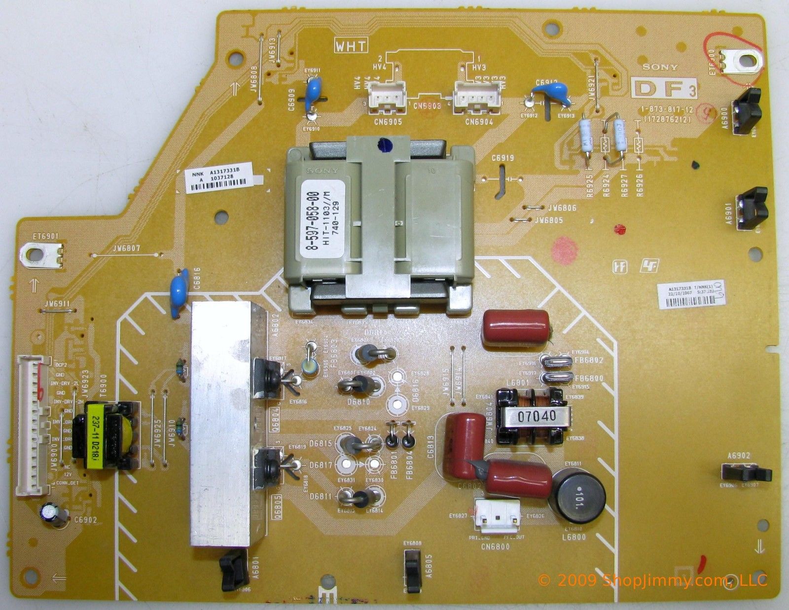 Sony (1-873-817-12) A-1317-331-B DF3 Board for KDL-46W5000